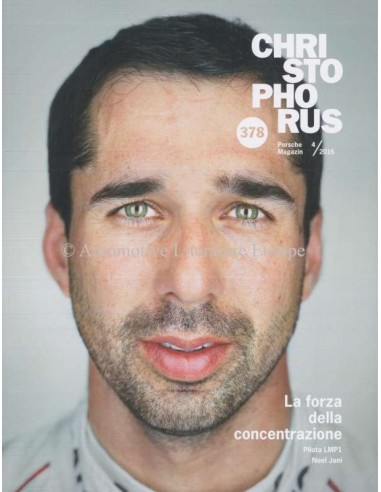 2016 PORSCHE CHRISTOPHORUS MAGAZIN 378 ITALIENISCH