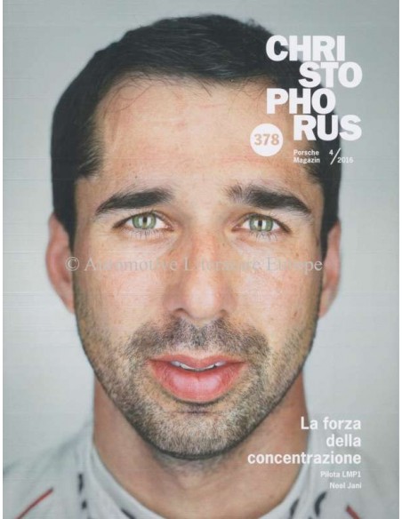 2016 PORSCHE CHRISTOPHORUS MAGAZIN 378 ITALIENISCH