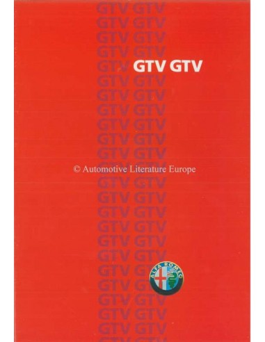 1986 ALFA ROMEO GTV & GTV6 BROCHURE 