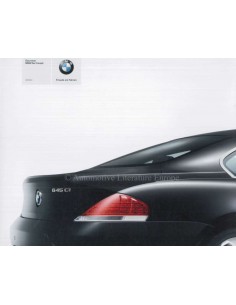 2003 BMW 6ER COUPE PROSPEKT DEUTSCH