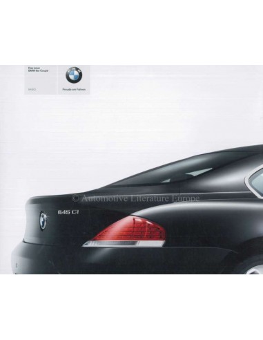 2003 BMW 6ER COUPE PROSPEKT DEUTSCH