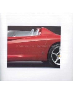 2000 FERRARI ROSSA PININFARINA PRESS BROCHURE 2