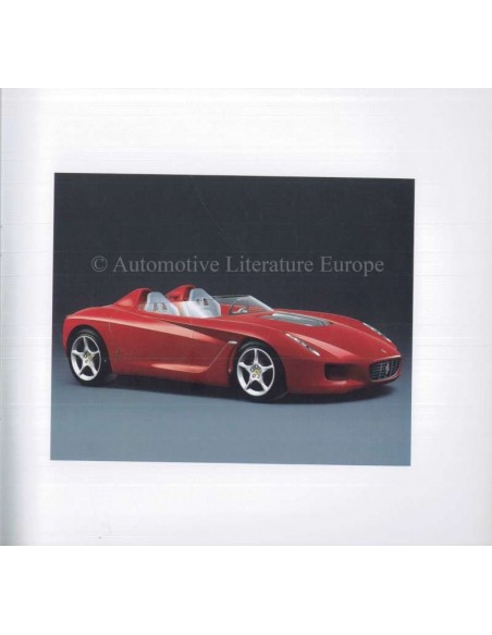 2000 FERRARI ROSSA PININFARINA PRESSE PROSPEKT