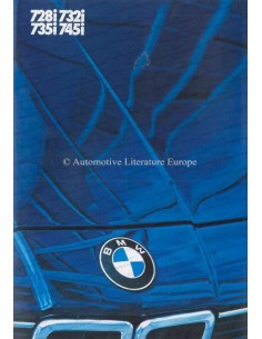 1984 BMW 7 SERIE BROCHURE DUITS