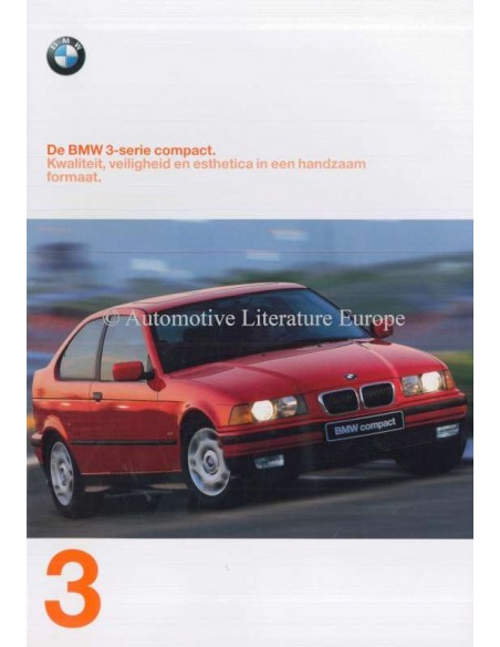 1997 BMW 3 SERIE COMPACT BROCHURE NEDERLANDS