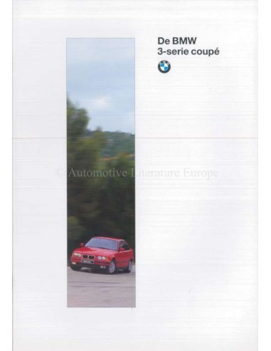 1996 BMW 3ER COUPE PROSPEKT NIEDERLANDISCH