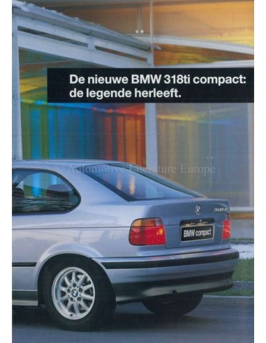 1994 BMW 3ER COMPACT PROSPEKT NIEDERLANDISCH