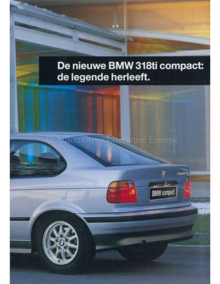 1994 BMW 3ER COMPACT PROSPEKT NIEDERLANDISCH