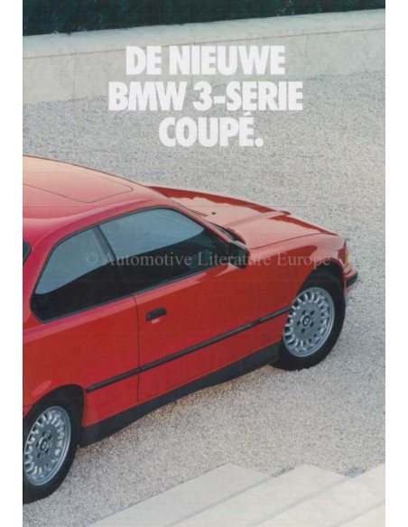 1992 BMW 3 SERIES COUPE BROCHURE DUTCH