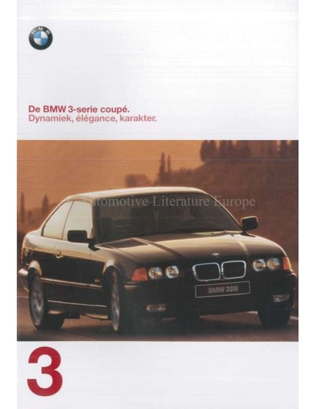 1997 BMW 3ER COUPE PROSPEKT NIEDERLANDISCH