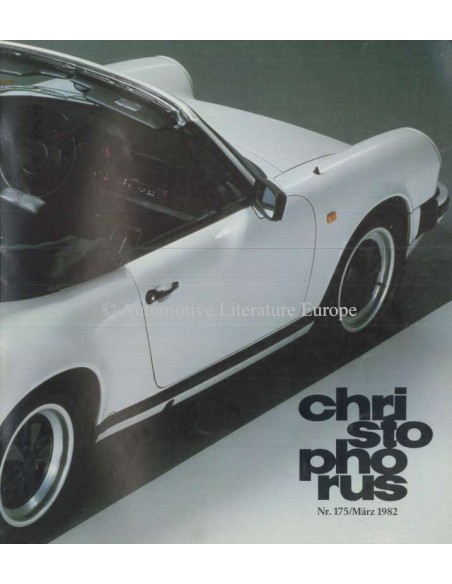 1982 PORSCHE CHRISTOPHORUS MAGAZINE 175 DUITS