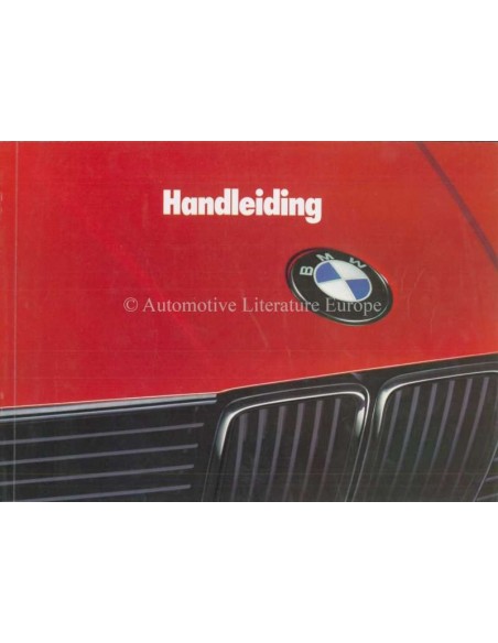 1988 BMW 3 SERIE INSTRUCTIEBOEKJE NEDERLANDS