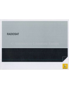 2007 RENAULT RADIOSAT OWNER'S MANUAL