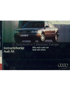 1994 AUDI A6 BETRIEBSANLEITUNG NIEDERLÄNDISCH