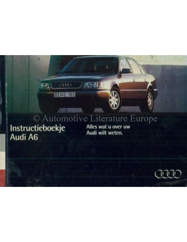 1994 AUDI A6 INSTRUCTIEBOEKJE NEDERLANDS