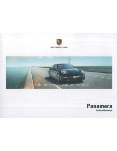 2014 PORSCHE PANAMERA OWNERS MANUAL DUTCH