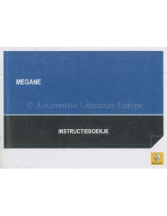 2011 RENAULT MÉGANE OWNERS MANUAL DUTCH