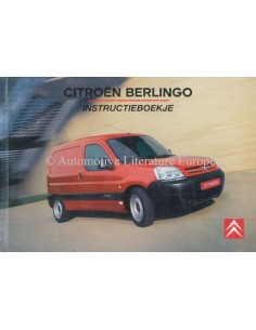 2006 CITROEN BERLINGO BETRIEBSANLEITUNG NIEDERLÄNDISCH