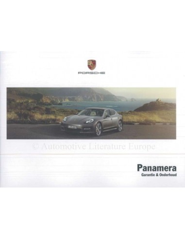 2012 PORSCHE PANAMERA GARANTIE & WARTUNG NIEDERLÄNDISCH