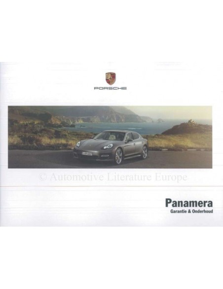 2012 PORSCHE PANAMERA GARANTIE & WARTUNG NIEDERLÄNDISCH