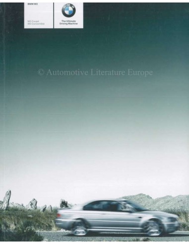 2005 BMW M3 BROCHURE ENGELS