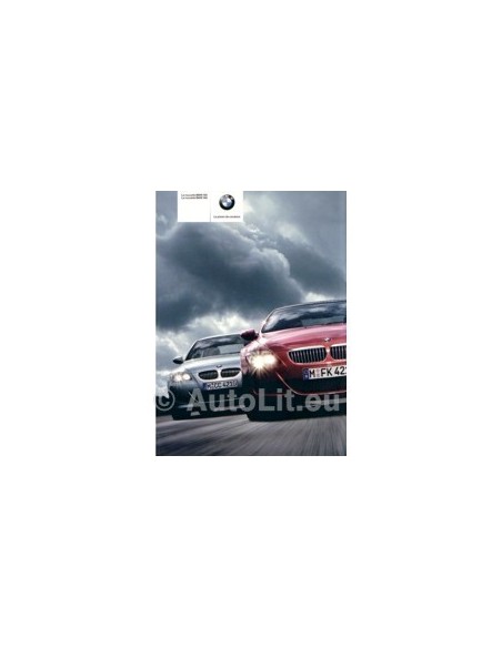 2005 BMW M5 M6 BROCHURE FRANS