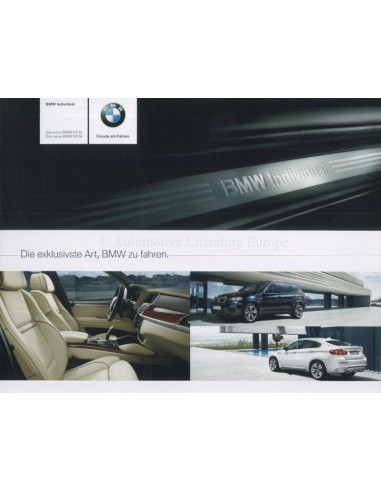 2009 BMW X5 M & X6 M INDIVIDUAL BROCHURE DUITS