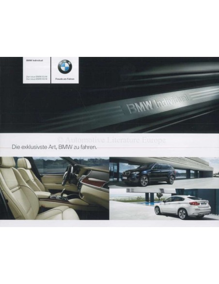 2009 BMW X5 M & X6 M INDIVIDUAL BROCHURE GERMAN