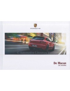2017 PORSCHE MACAN HARDCOVER PROSPEKT NIEDERLÄNDISCH
