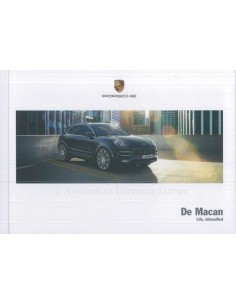 2018 PORSCHE MACAN HARDCOVER BROCHURE DUTCH