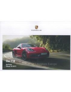 2018 PORSCHE 718 CAYMAN / BOXSTER HARDCOVER PROSPEKT DEUTSCH 2
