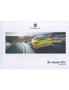 2017 PORSCHE 911 HARDCOVER BROCHURE DUTCH