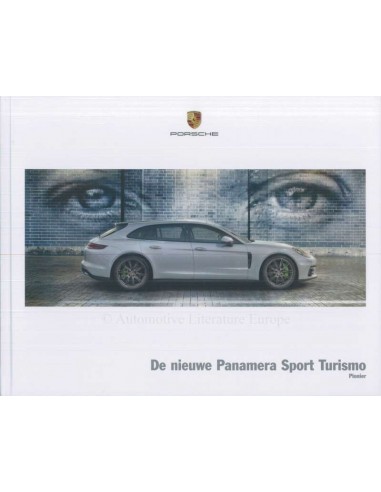 2018 PORSCHE PANAMERA SPORT TURISMO HARDCOVER BROCHURE NEDERLANDS