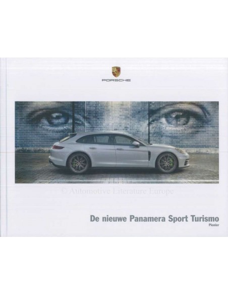 2018 PORSCHE PANAMERA SPORT TURISMO HARDCOVER PROSPEKT NIEDERLÄNDISCH