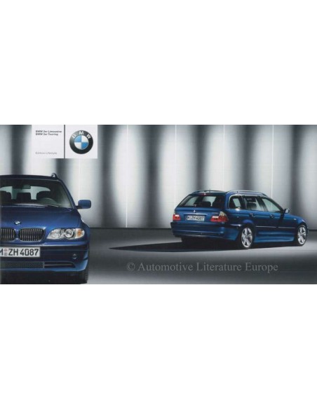 2003 BMW 3 SERIES LIFESTYLE BROCHURE GERMAN