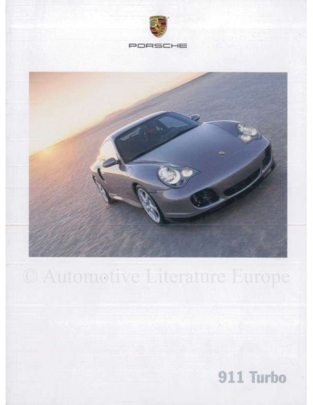 2000 PORSCHE 911 TURBO PROSPEKT ENGLISCH (US)