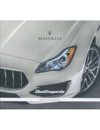 2017 MASERATI QUATTROPORTE GENUINE VI ACCESSORIES PROSPEKT ENGLISCH