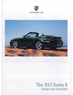 2005 PORSCHE 911 TURBO PROSPEKT ENGLISCH (USA)