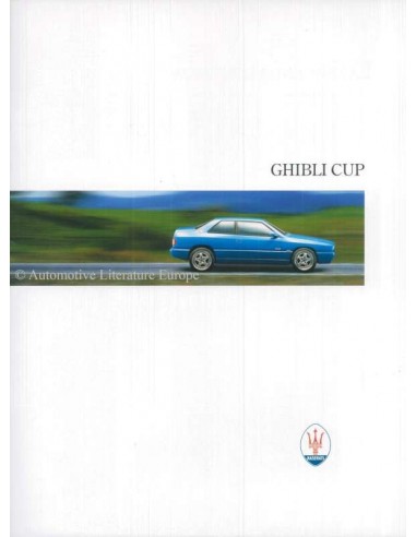 1996 MASERATI GHIBLI CUP PROSPEKT DEUTSCH