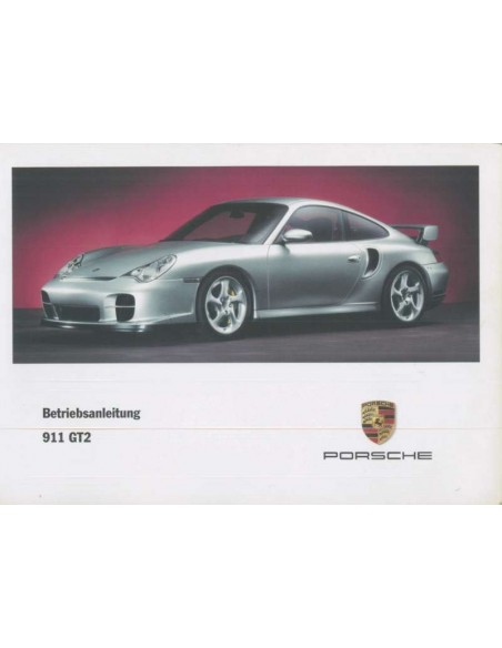 2002 PORSCHE 911 GT2 OWNERS MANUAL GERMAN