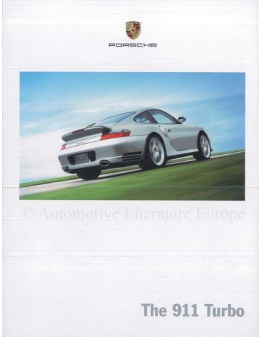 2003 PORSCHE 911 TURBO BROCHURE ENGELS (USA)