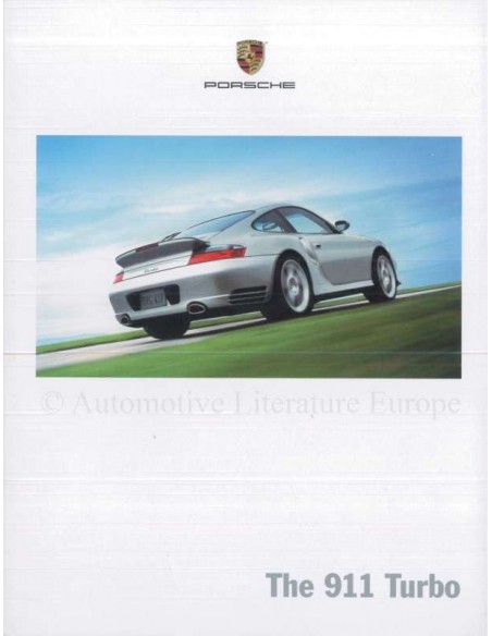 2003 PORSCHE 911 TURBO BROCHURE ENGELS (USA)