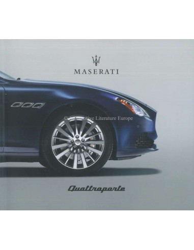 2017 MASERATI QUATTROPORTE GRANLUSSO GRANSPORT BROCHURE ENGELS