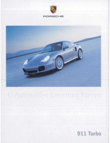 2002 PORSCHE 911 TURBO BROCHURE ENGELS USA