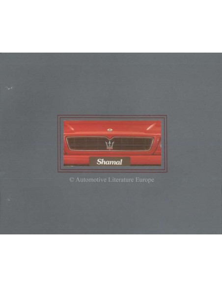 1990 MASERATI SHAMAL BROCHURE IT / GB / FR / D