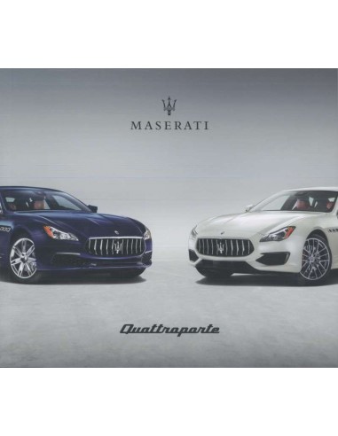 2017 MASERATI QUATTROPORTE GRANLUSSO GRANSPORT BROCHURE ENGELS