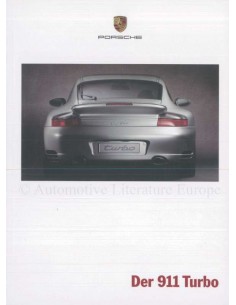 2000 PORSCHE 911 TURBO BROCHURE DUITS