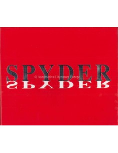 1991 MASERATI SPYDER BROCHURE ITALIAN ENGLISH