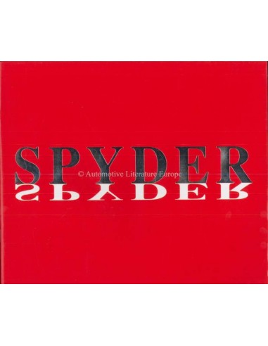 1991 MASERATI SPYDER PROSPEKT ITALIENISCH ENGLISCH