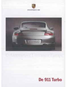 2000 PORSCHE 911 TURBO BROCHURE NEDERLANDS